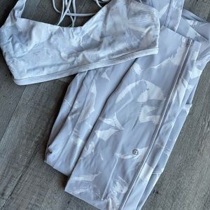 Lululemon 28” leggings plus matching bra